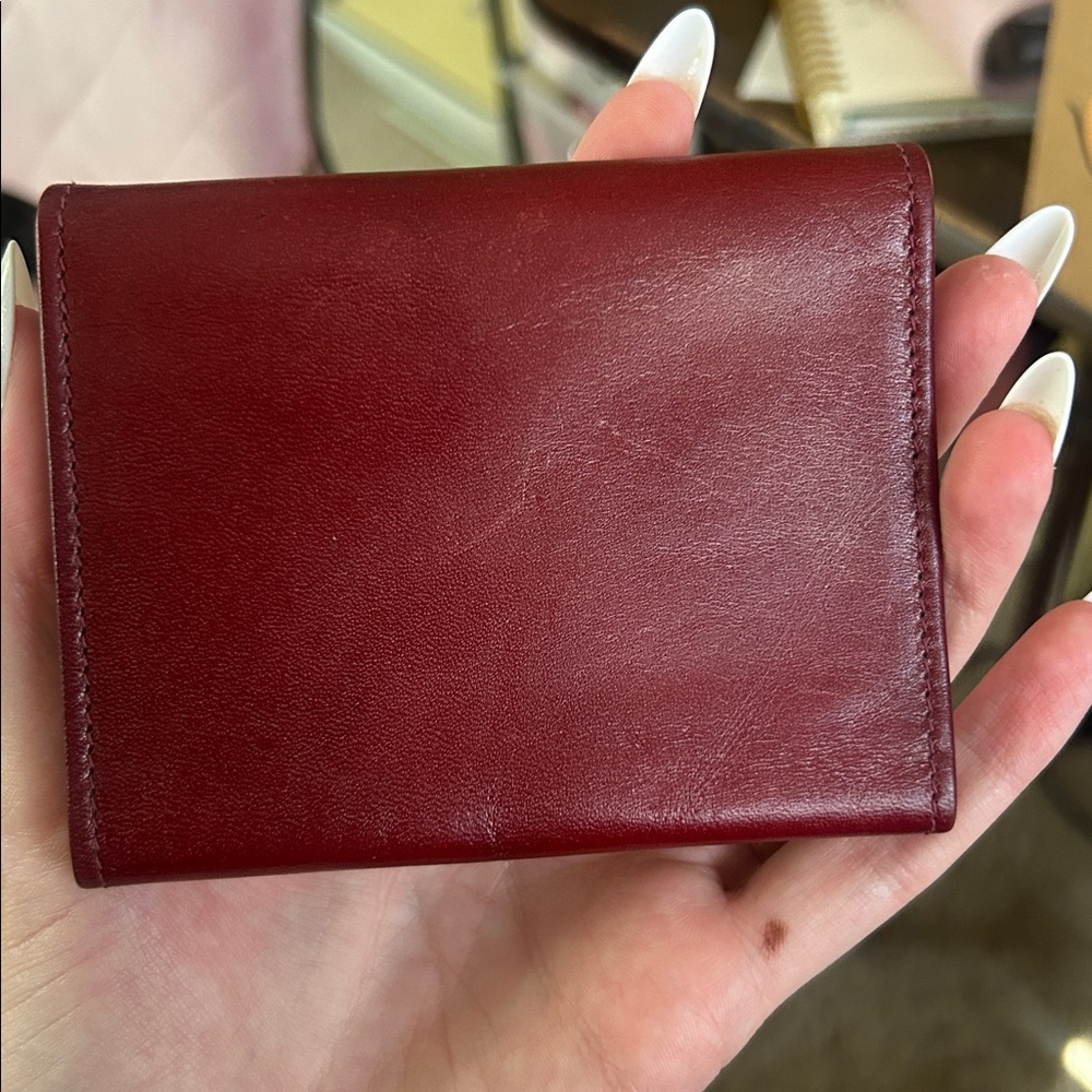 Givenchy Red Leather Wallet - Picture 2 of 5